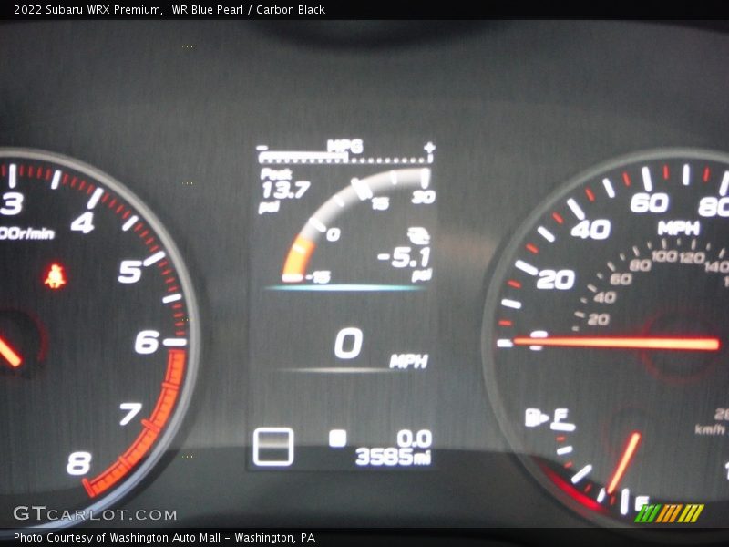 WR Blue Pearl / Carbon Black 2022 Subaru WRX Premium