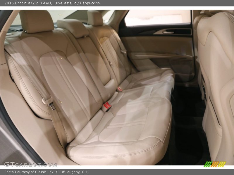 Rear Seat of 2016 MKZ 2.0 AWD