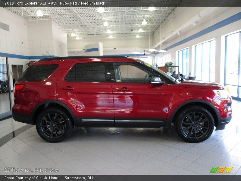 Ruby Red / Medium Black 2019 Ford Explorer XLT 4WD