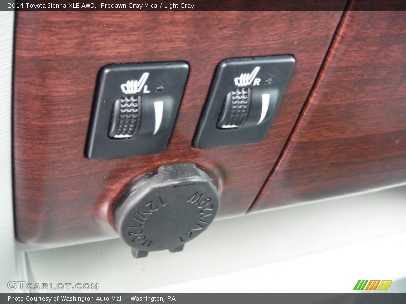 Predawn Gray Mica / Light Gray 2014 Toyota Sienna XLE AWD