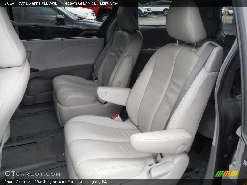 Predawn Gray Mica / Light Gray 2014 Toyota Sienna XLE AWD