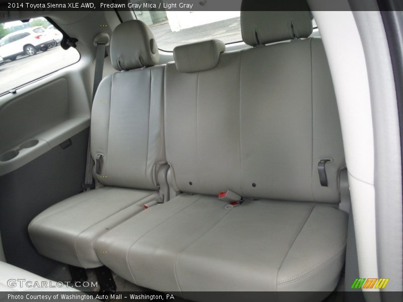 Predawn Gray Mica / Light Gray 2014 Toyota Sienna XLE AWD