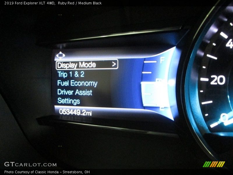 Ruby Red / Medium Black 2019 Ford Explorer XLT 4WD