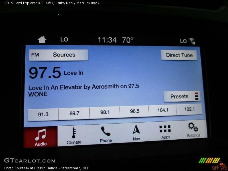Ruby Red / Medium Black 2019 Ford Explorer XLT 4WD