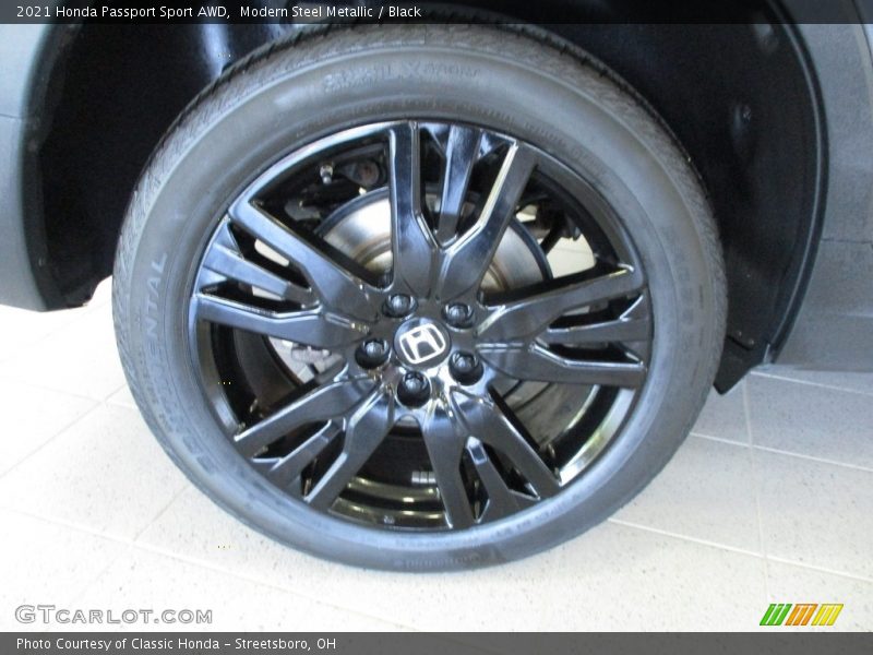 Modern Steel Metallic / Black 2021 Honda Passport Sport AWD