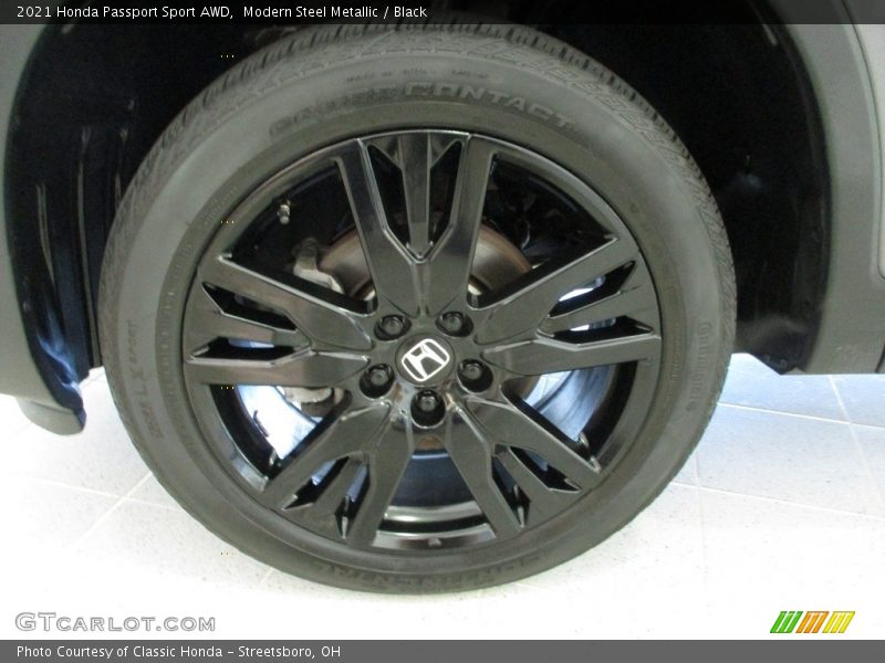 Modern Steel Metallic / Black 2021 Honda Passport Sport AWD