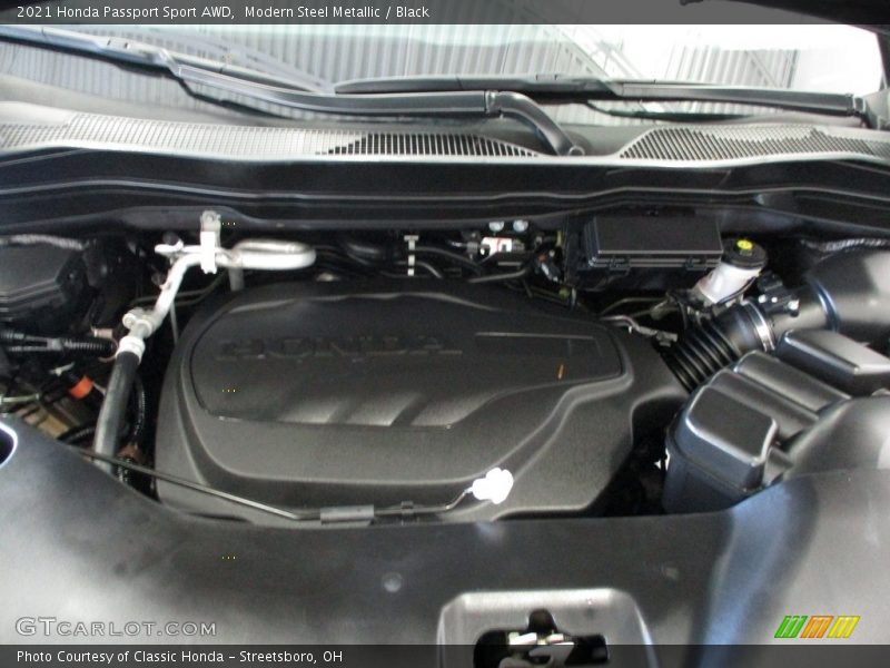 Modern Steel Metallic / Black 2021 Honda Passport Sport AWD