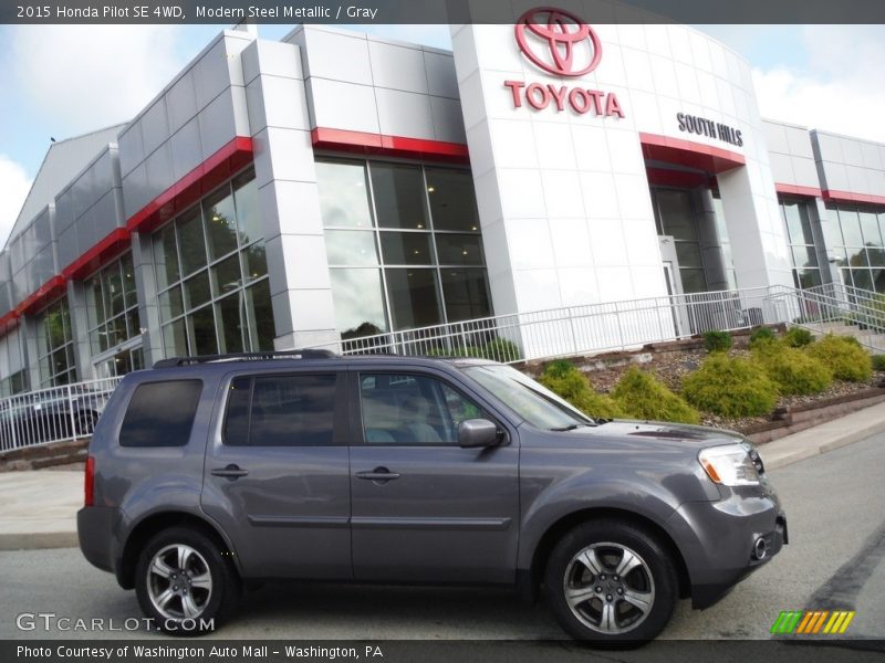 Modern Steel Metallic / Gray 2015 Honda Pilot SE 4WD