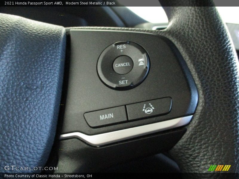 Modern Steel Metallic / Black 2021 Honda Passport Sport AWD