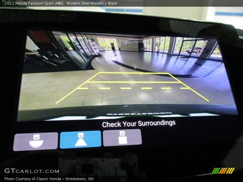 Modern Steel Metallic / Black 2021 Honda Passport Sport AWD