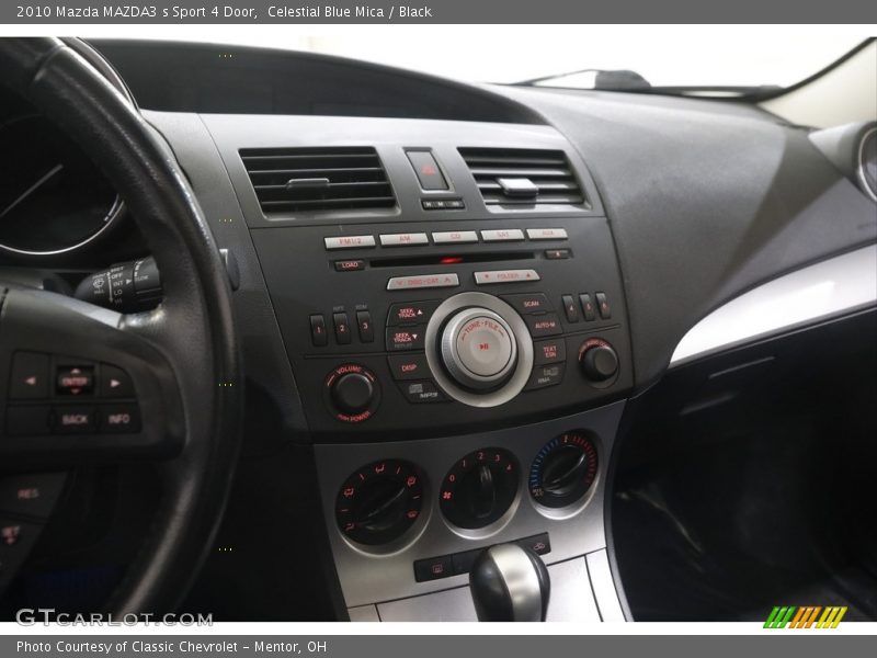 Celestial Blue Mica / Black 2010 Mazda MAZDA3 s Sport 4 Door