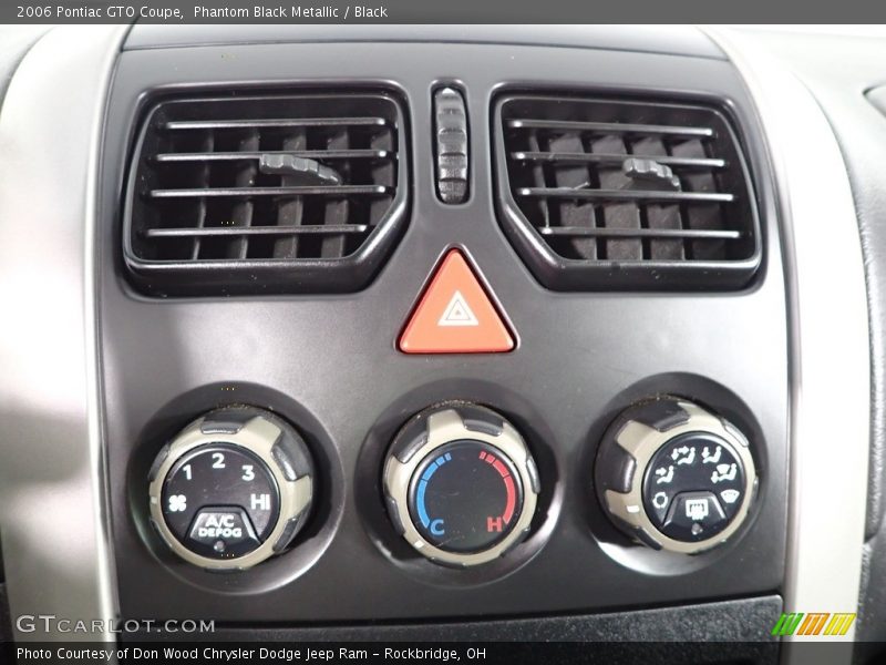 Phantom Black Metallic / Black 2006 Pontiac GTO Coupe