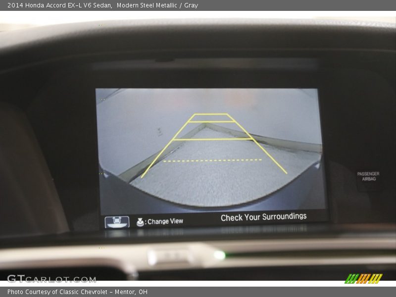 Modern Steel Metallic / Gray 2014 Honda Accord EX-L V6 Sedan