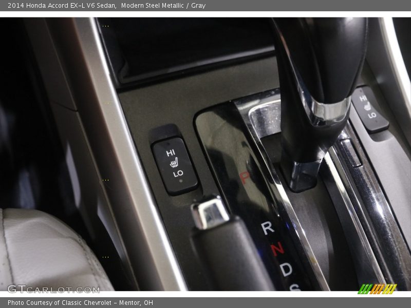 Modern Steel Metallic / Gray 2014 Honda Accord EX-L V6 Sedan