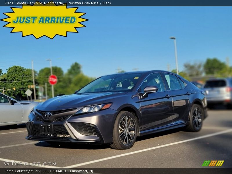 Predawn Gray Mica / Black 2021 Toyota Camry SE Nightshade