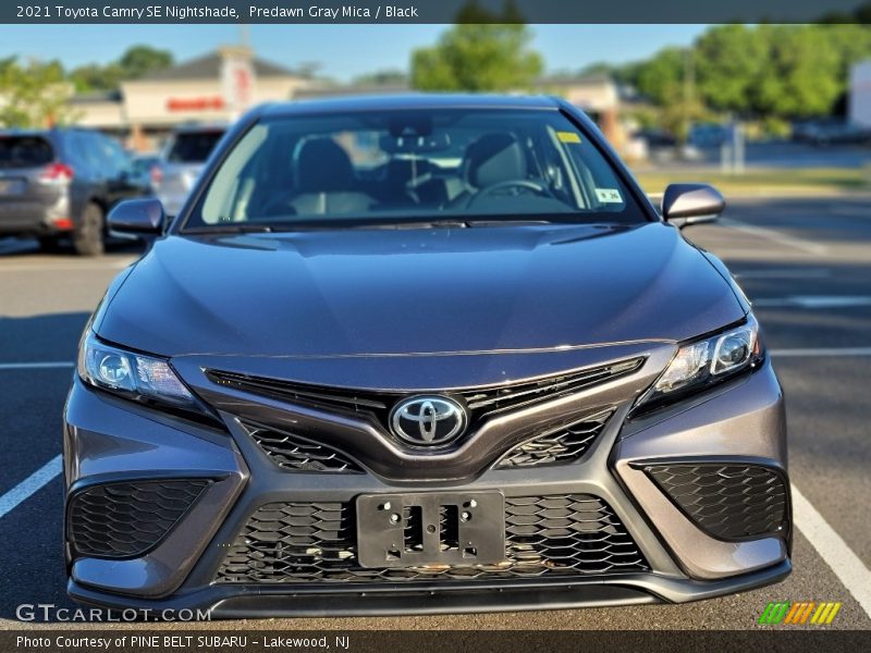 Predawn Gray Mica / Black 2021 Toyota Camry SE Nightshade
