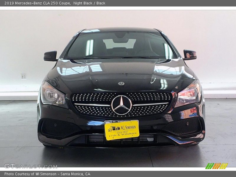 Night Black / Black 2019 Mercedes-Benz CLA 250 Coupe