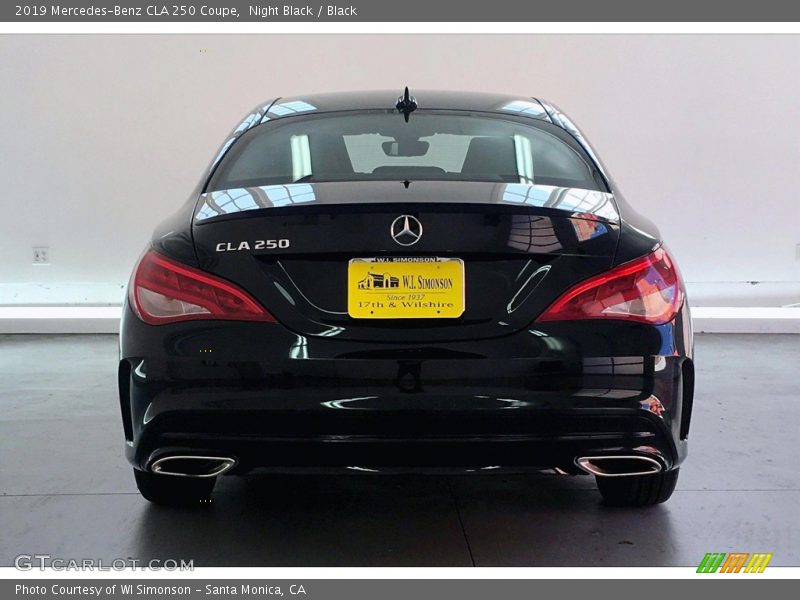 Night Black / Black 2019 Mercedes-Benz CLA 250 Coupe