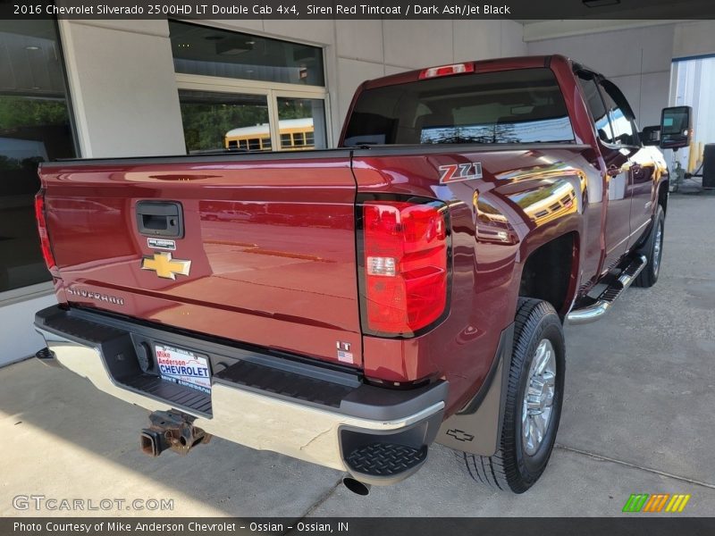 Siren Red Tintcoat / Dark Ash/Jet Black 2016 Chevrolet Silverado 2500HD LT Double Cab 4x4