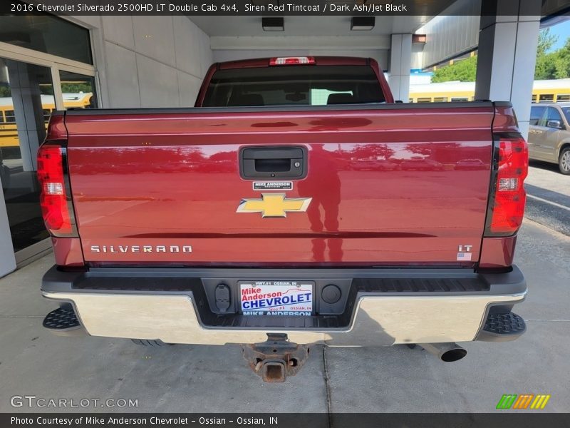 Siren Red Tintcoat / Dark Ash/Jet Black 2016 Chevrolet Silverado 2500HD LT Double Cab 4x4