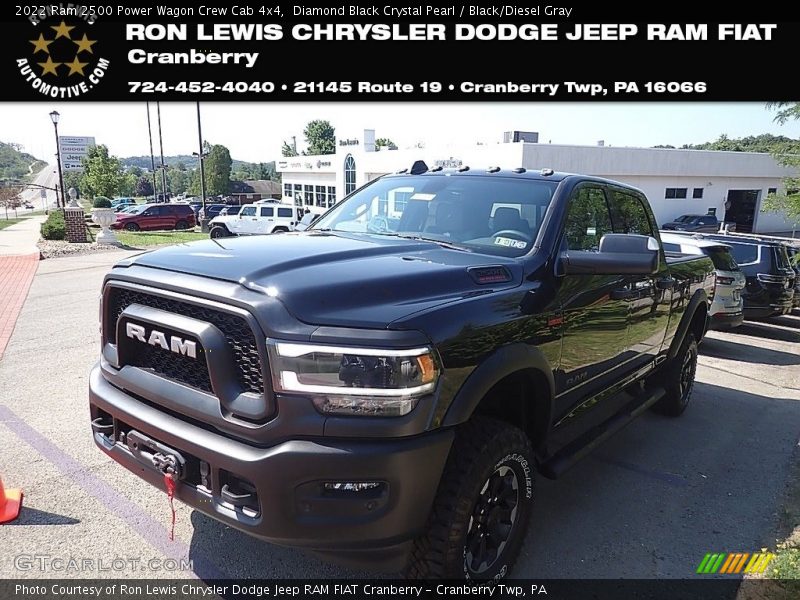 Diamond Black Crystal Pearl / Black/Diesel Gray 2022 Ram 2500 Power Wagon Crew Cab 4x4