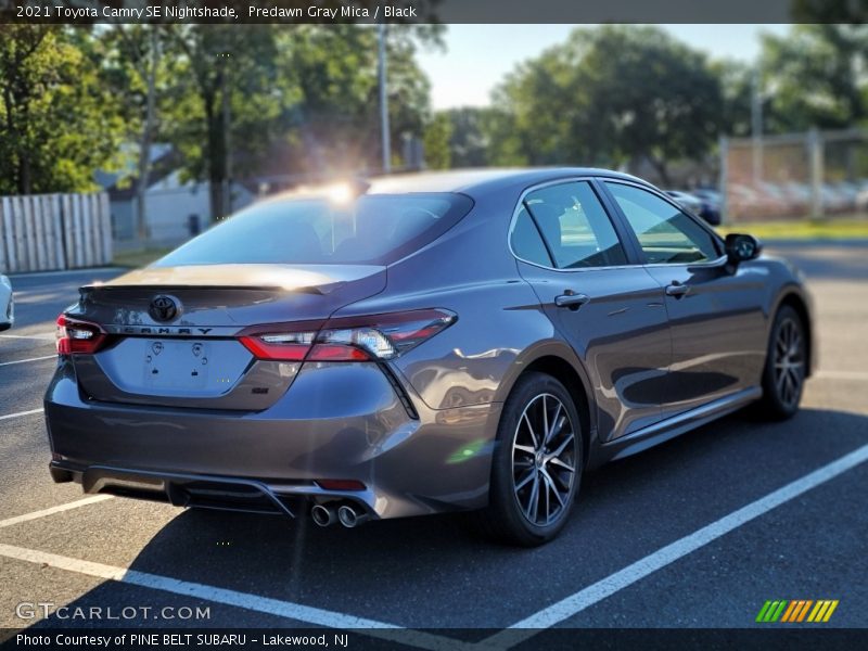 Predawn Gray Mica / Black 2021 Toyota Camry SE Nightshade