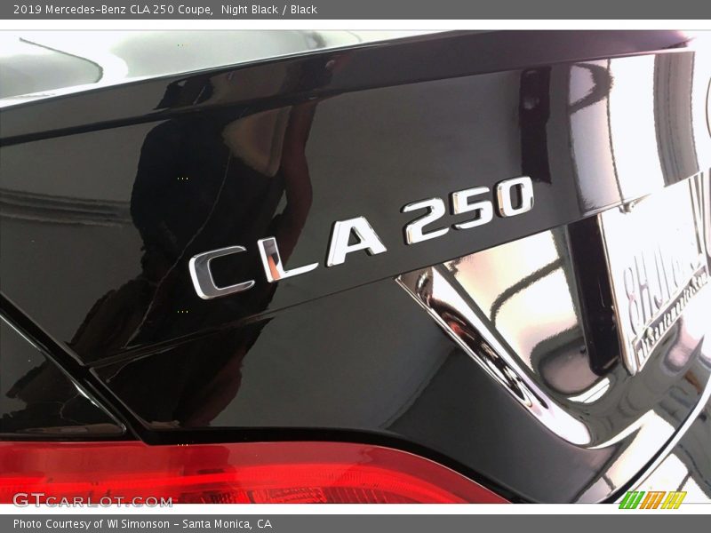 Night Black / Black 2019 Mercedes-Benz CLA 250 Coupe