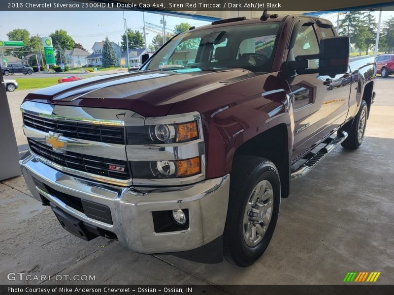 Siren Red Tintcoat / Dark Ash/Jet Black 2016 Chevrolet Silverado 2500HD LT Double Cab 4x4