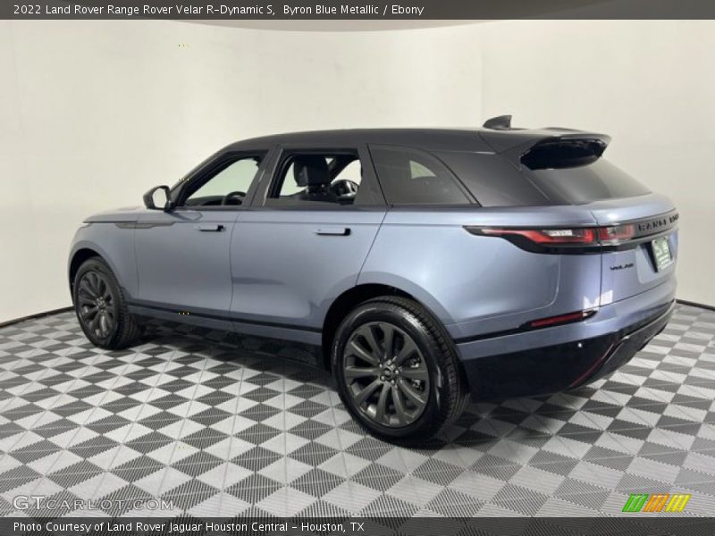 Byron Blue Metallic / Ebony 2022 Land Rover Range Rover Velar R-Dynamic S