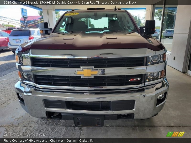 Siren Red Tintcoat / Dark Ash/Jet Black 2016 Chevrolet Silverado 2500HD LT Double Cab 4x4