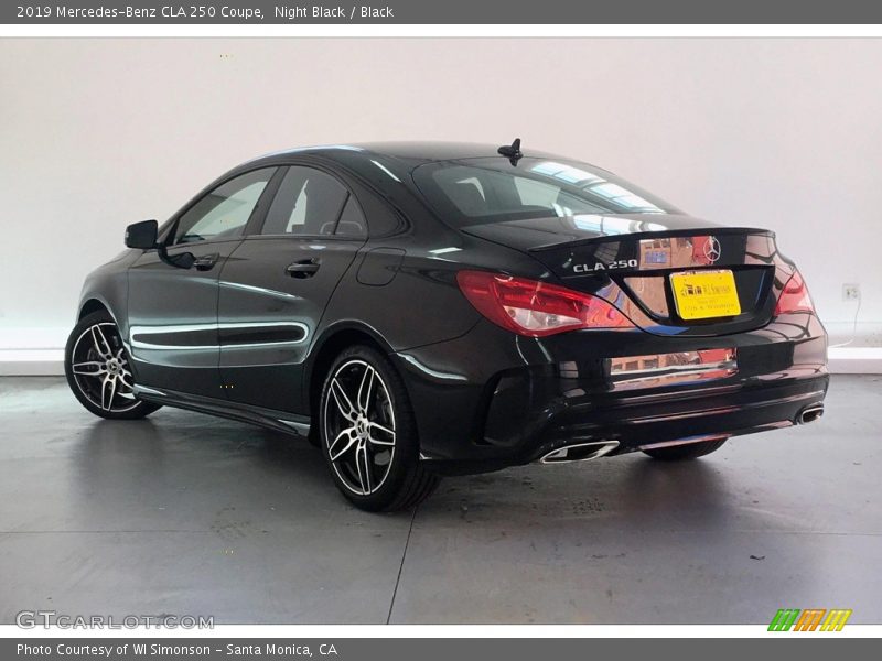 Night Black / Black 2019 Mercedes-Benz CLA 250 Coupe