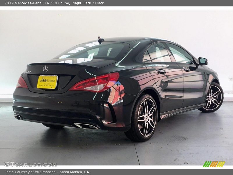 Night Black / Black 2019 Mercedes-Benz CLA 250 Coupe