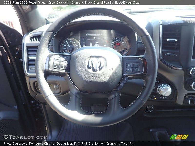 Diamond Black Crystal Pearl / Black/Diesel Gray 2022 Ram 2500 Power Wagon Crew Cab 4x4