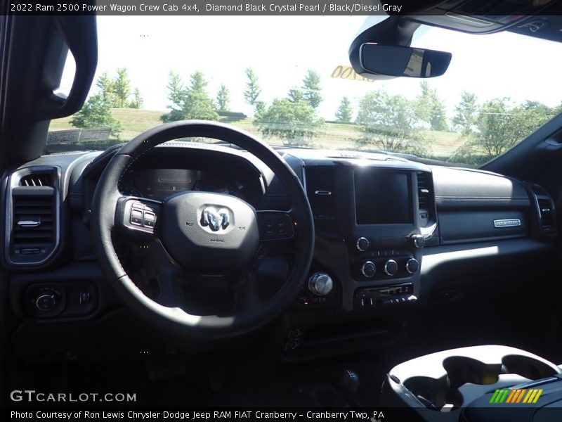 Diamond Black Crystal Pearl / Black/Diesel Gray 2022 Ram 2500 Power Wagon Crew Cab 4x4