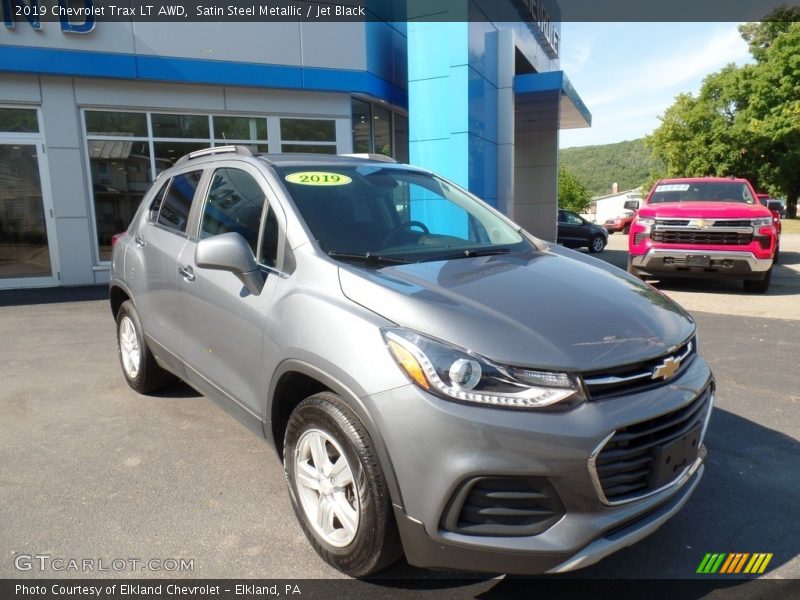 Satin Steel Metallic / Jet Black 2019 Chevrolet Trax LT AWD