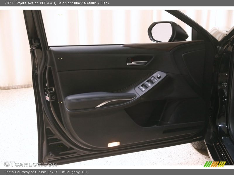 Midnight Black Metallic / Black 2021 Toyota Avalon XLE AWD