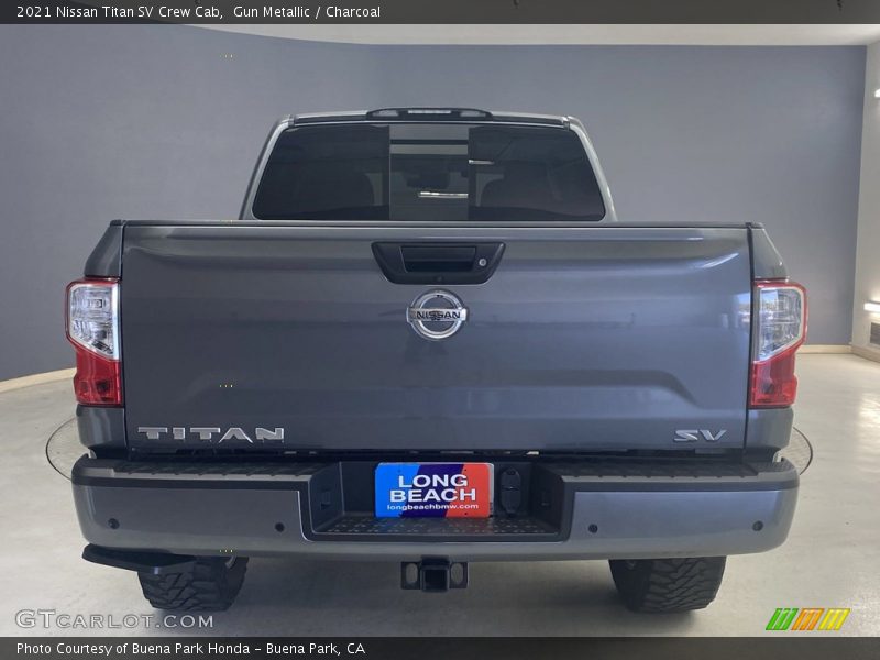 Gun Metallic / Charcoal 2021 Nissan Titan SV Crew Cab