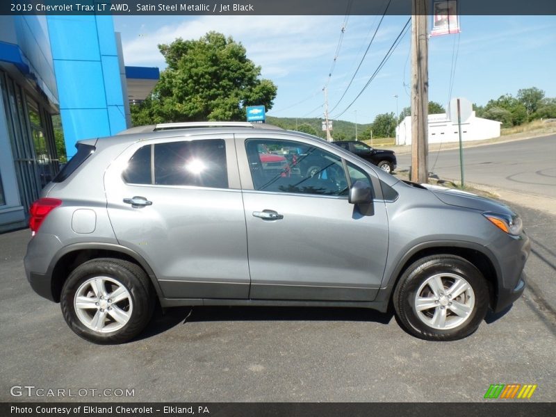 Satin Steel Metallic / Jet Black 2019 Chevrolet Trax LT AWD