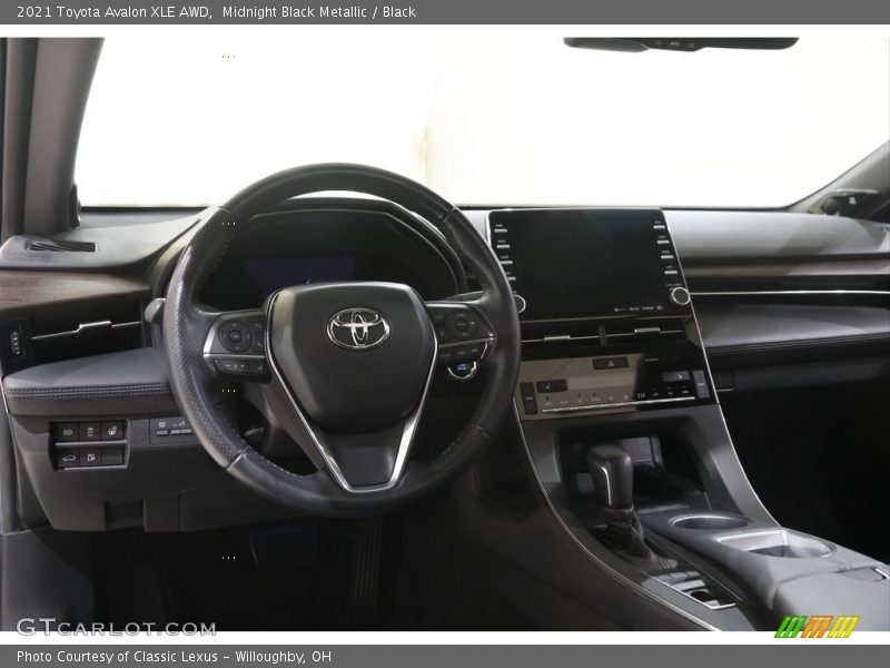 Midnight Black Metallic / Black 2021 Toyota Avalon XLE AWD