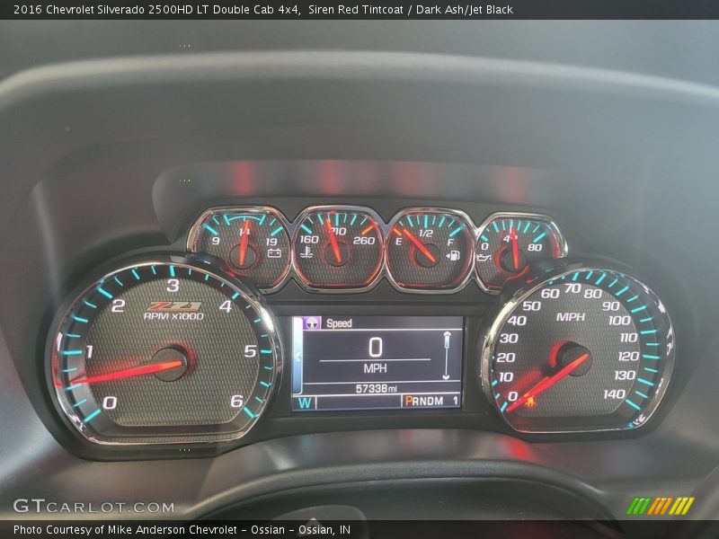  2016 Silverado 2500HD LT Double Cab 4x4 LT Double Cab 4x4 Gauges