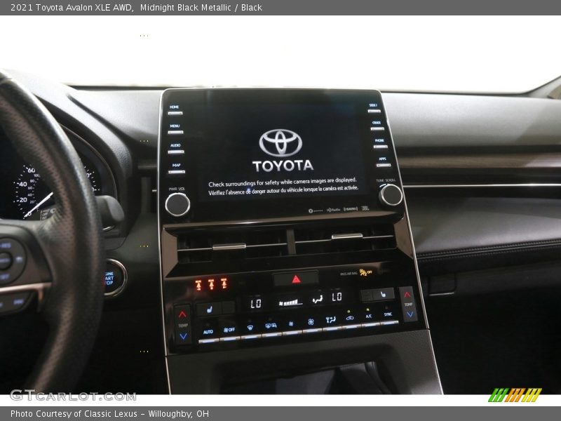 Midnight Black Metallic / Black 2021 Toyota Avalon XLE AWD