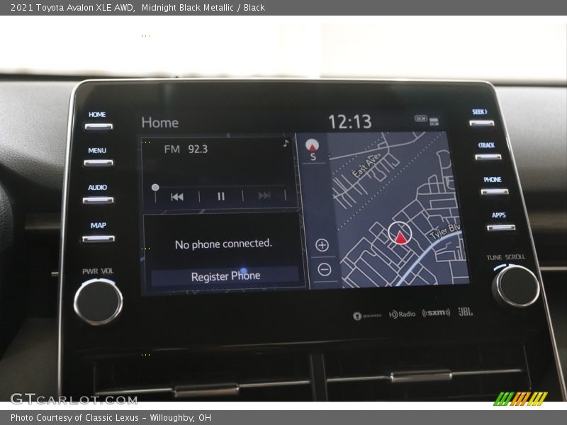Midnight Black Metallic / Black 2021 Toyota Avalon XLE AWD