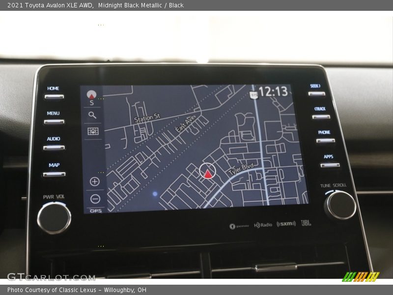 Midnight Black Metallic / Black 2021 Toyota Avalon XLE AWD