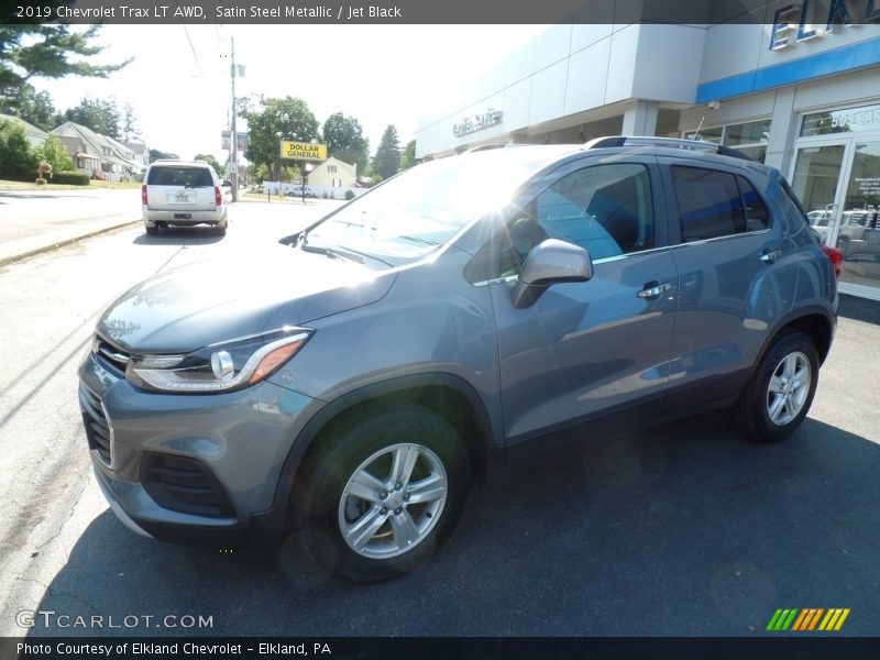 Satin Steel Metallic / Jet Black 2019 Chevrolet Trax LT AWD