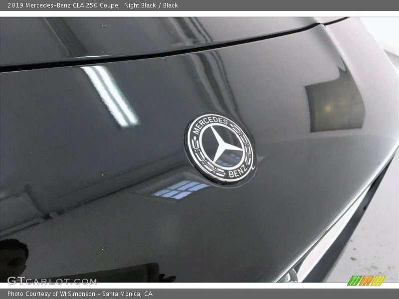 Night Black / Black 2019 Mercedes-Benz CLA 250 Coupe