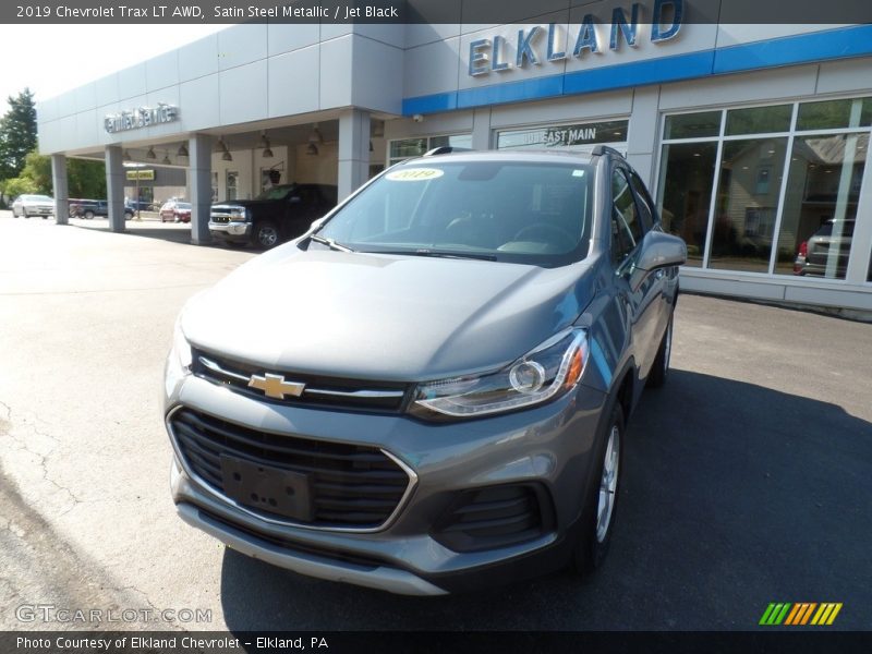 Satin Steel Metallic / Jet Black 2019 Chevrolet Trax LT AWD