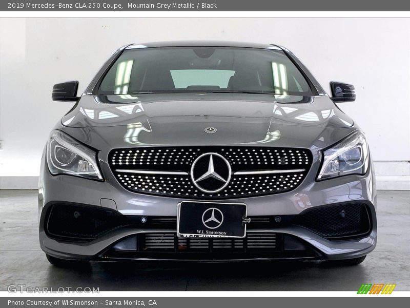 Mountain Grey Metallic / Black 2019 Mercedes-Benz CLA 250 Coupe