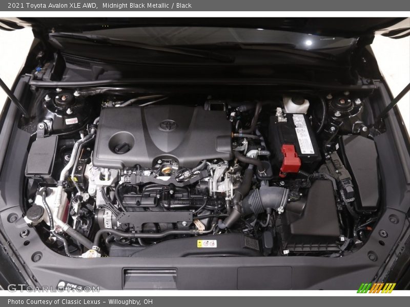 Midnight Black Metallic / Black 2021 Toyota Avalon XLE AWD