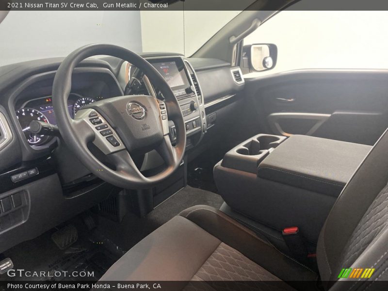 Front Seat of 2021 Titan SV Crew Cab