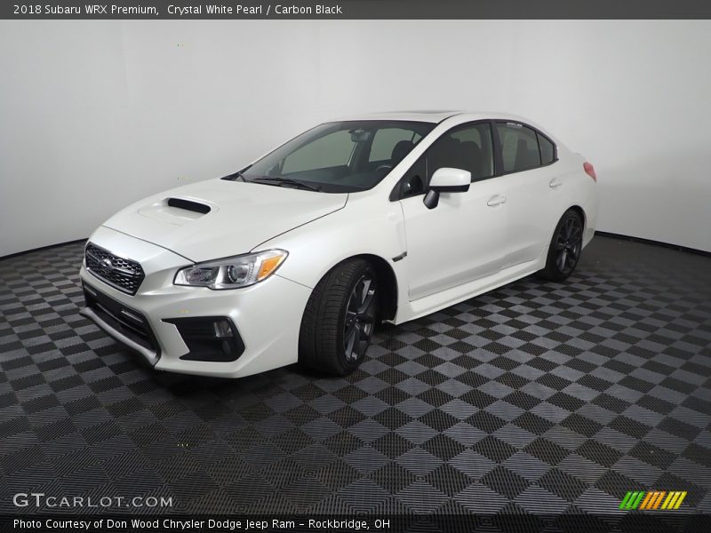 Crystal White Pearl / Carbon Black 2018 Subaru WRX Premium